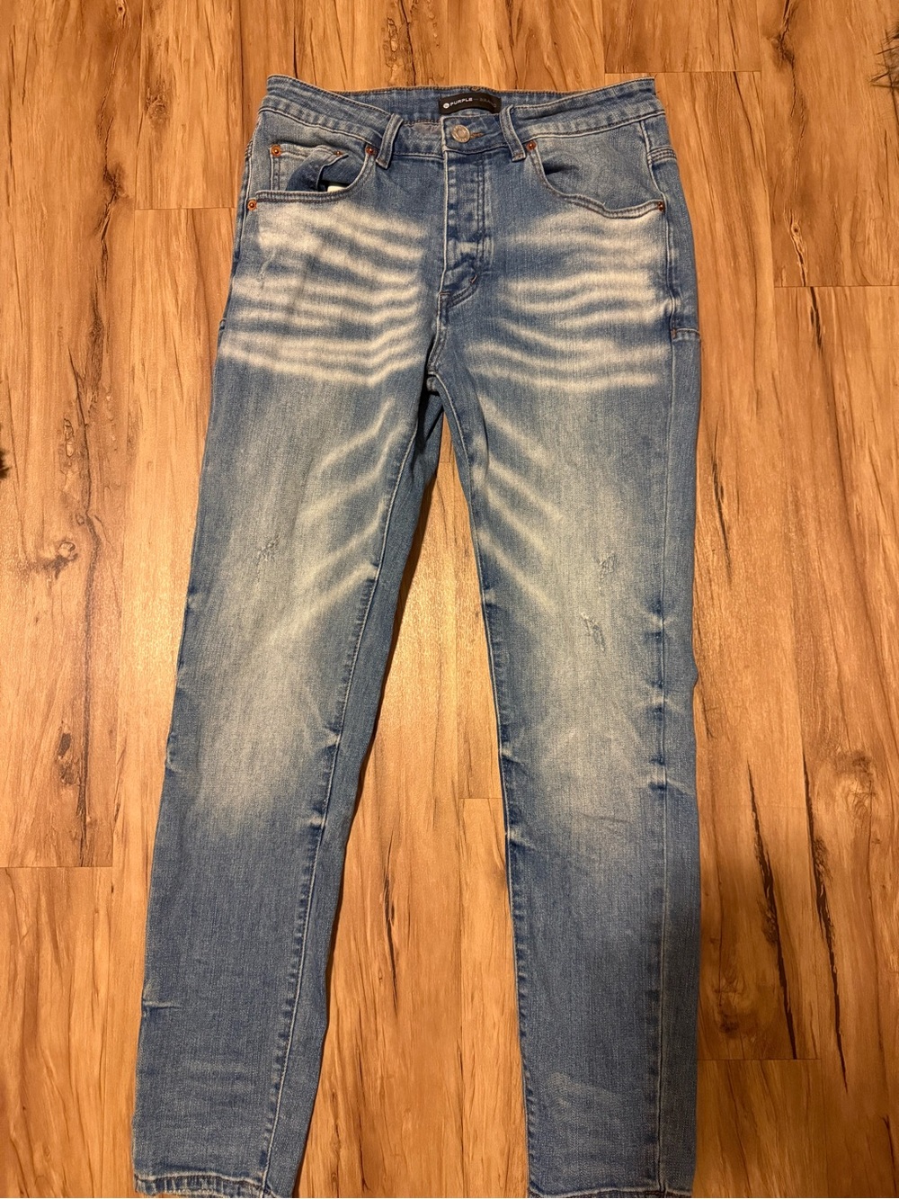 Purple jeans
